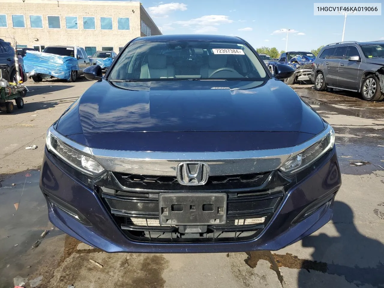 2019 Honda Accord Ex VIN: 1HGCV1F46KA019066 Lot: 72397384