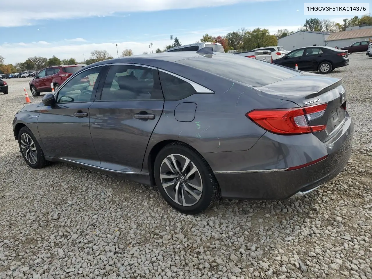 1HGCV3F51KA014376 2019 Honda Accord Hybrid Exl