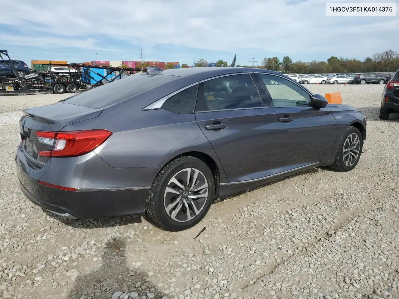 1HGCV3F51KA014376 2019 Honda Accord Hybrid Exl