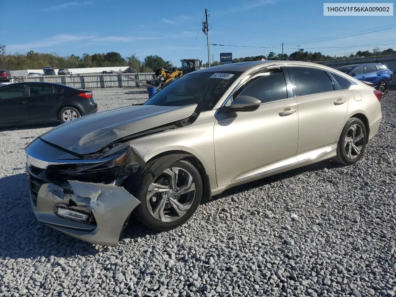 1HGCV1F56KA009002 2019 Honda Accord Exl
