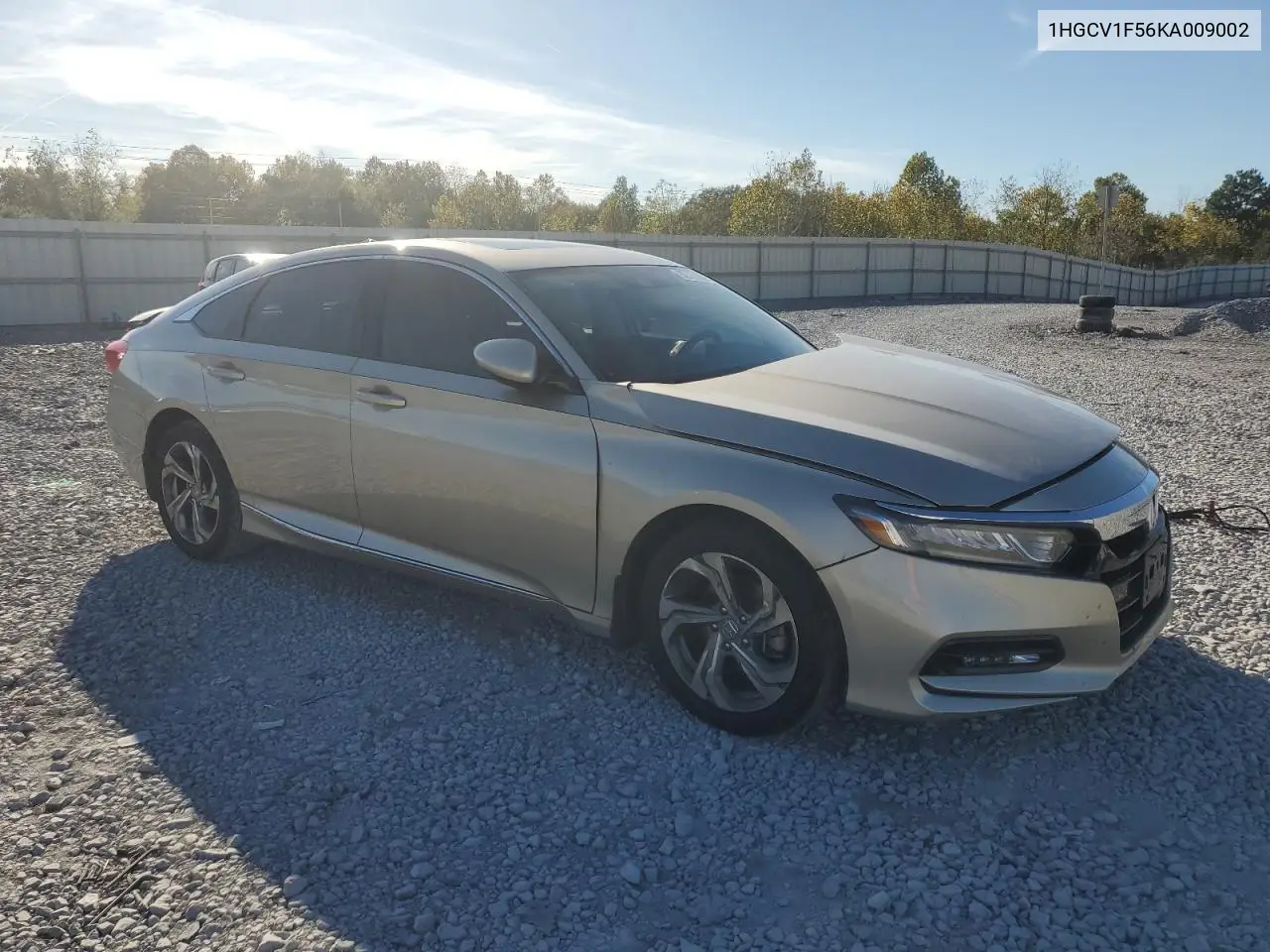 1HGCV1F56KA009002 2019 Honda Accord Exl