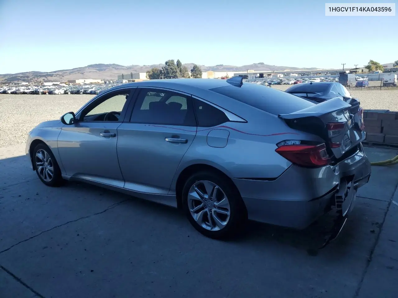 1HGCV1F14KA043596 2019 Honda Accord Lx