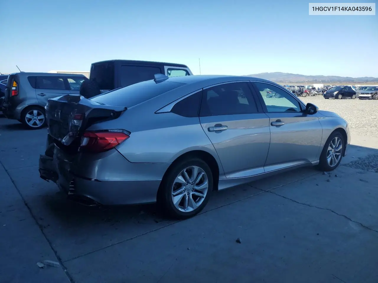 1HGCV1F14KA043596 2019 Honda Accord Lx