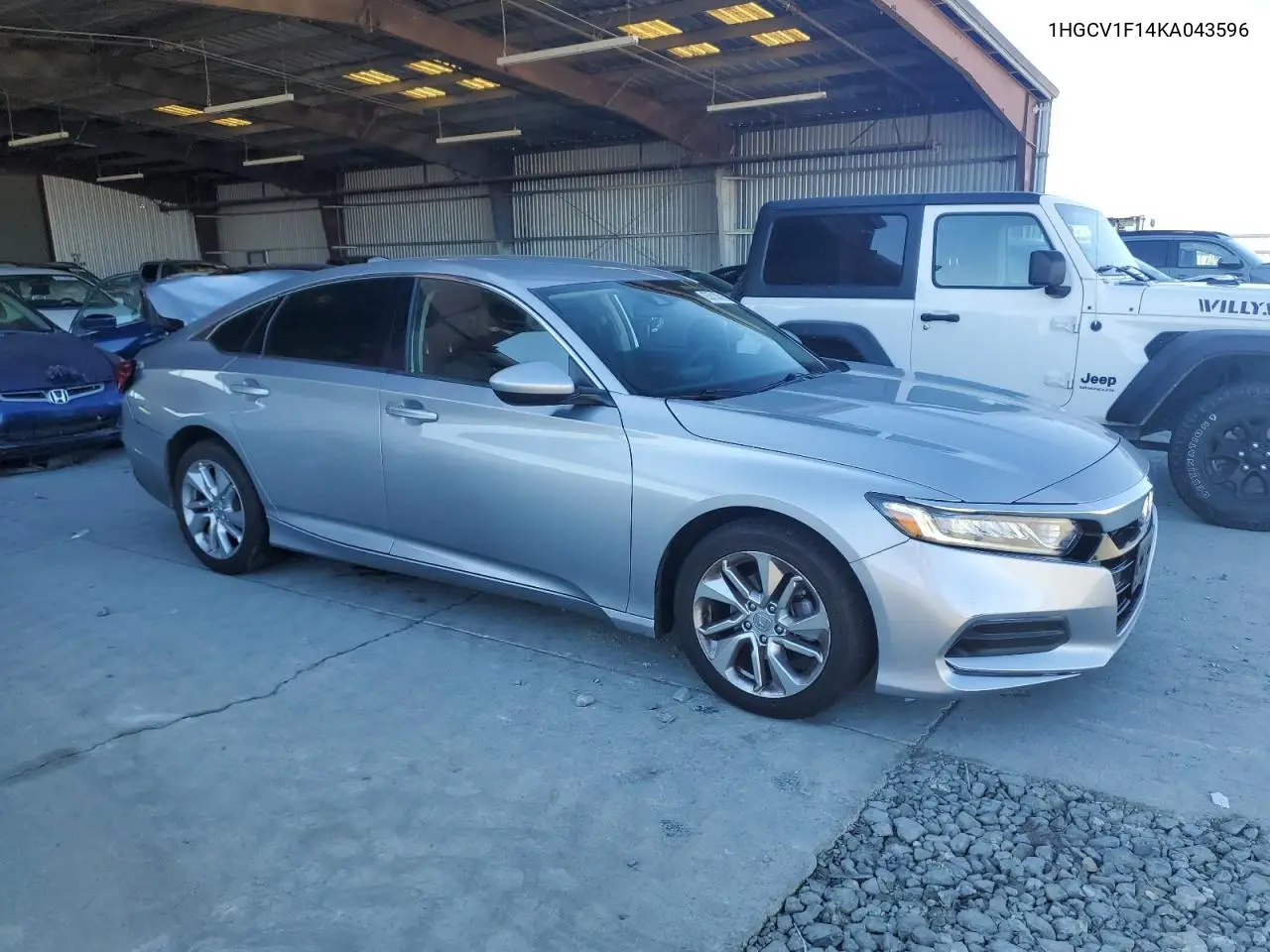 1HGCV1F14KA043596 2019 Honda Accord Lx