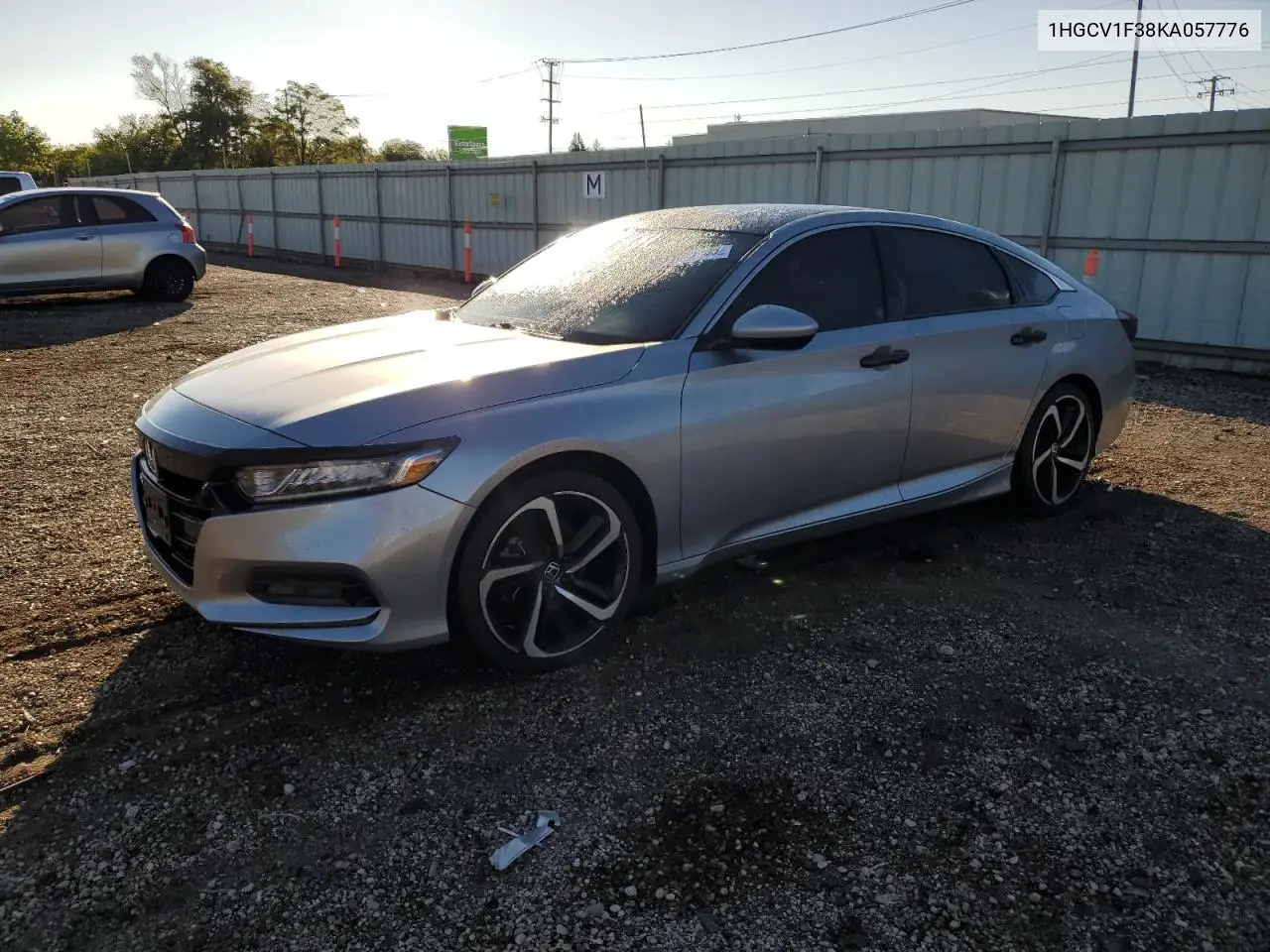 1HGCV1F38KA057776 2019 Honda Accord Sport