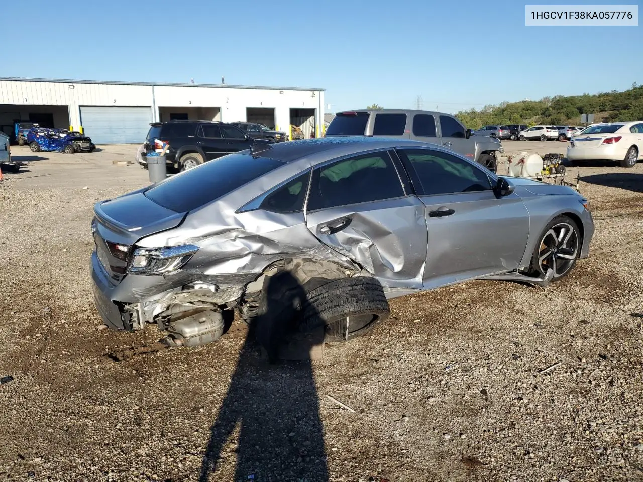 1HGCV1F38KA057776 2019 Honda Accord Sport
