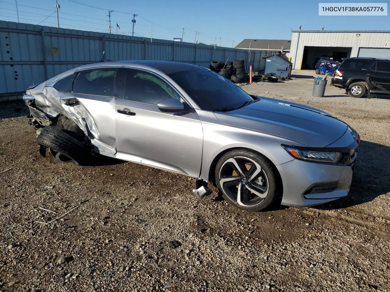 1HGCV1F38KA057776 2019 Honda Accord Sport