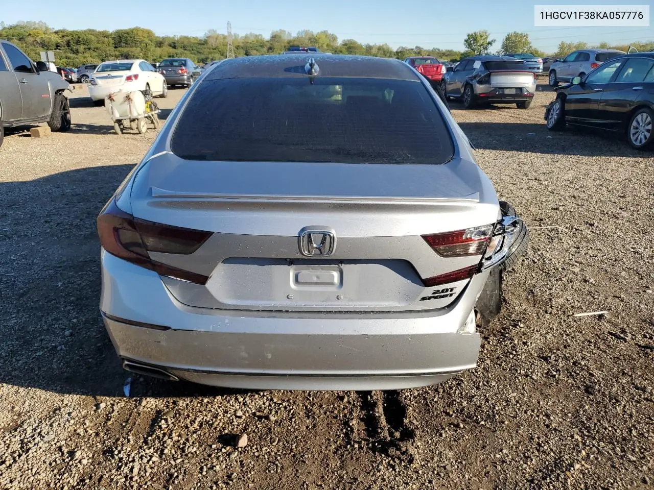 1HGCV1F38KA057776 2019 Honda Accord Sport