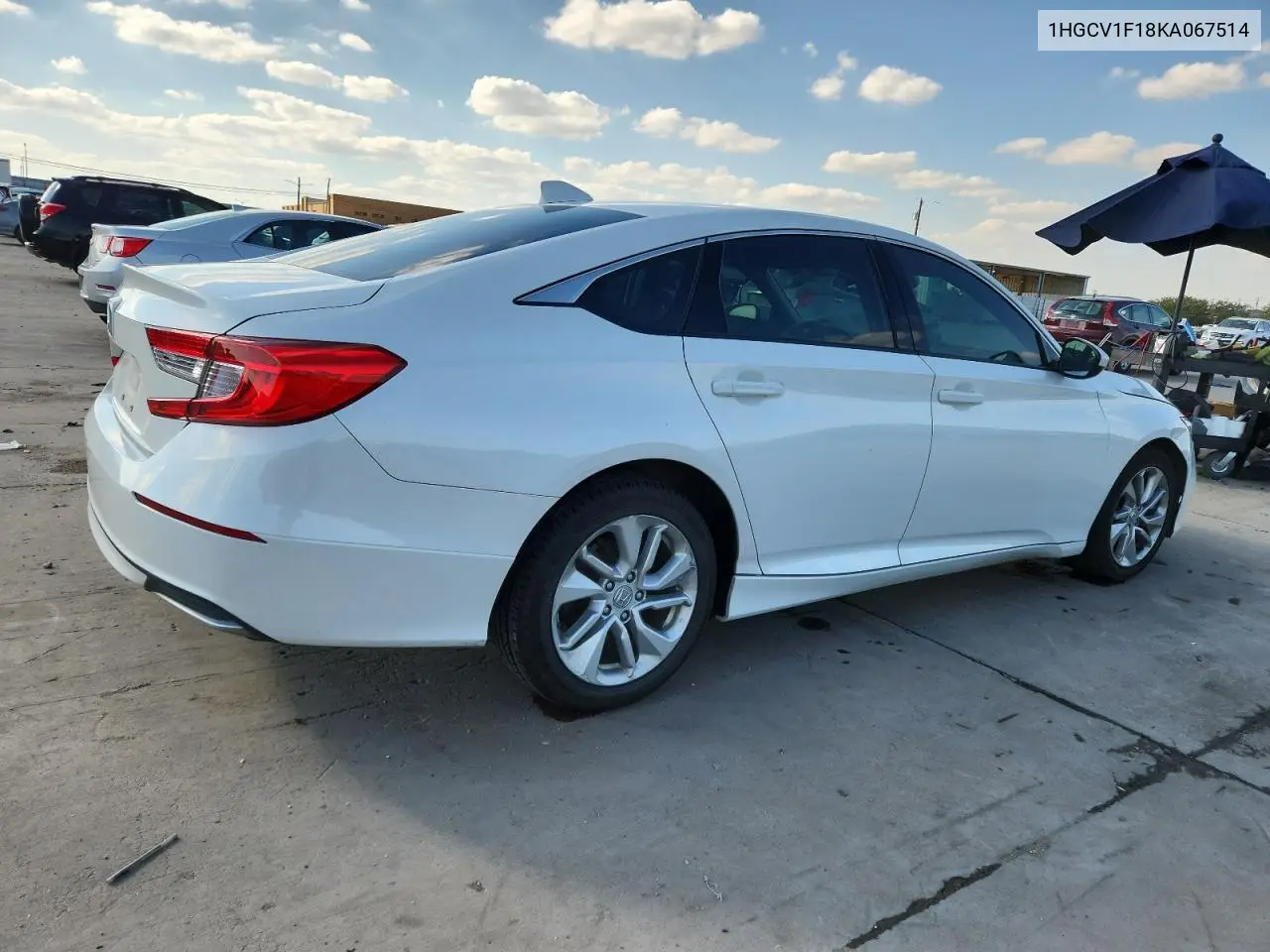 1HGCV1F18KA067514 2019 Honda Accord Lx