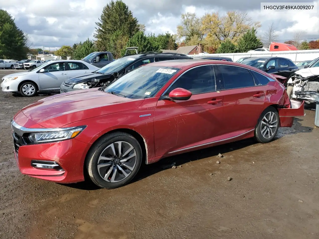 1HGCV3F49KA009207 2019 Honda Accord Hybrid Ex
