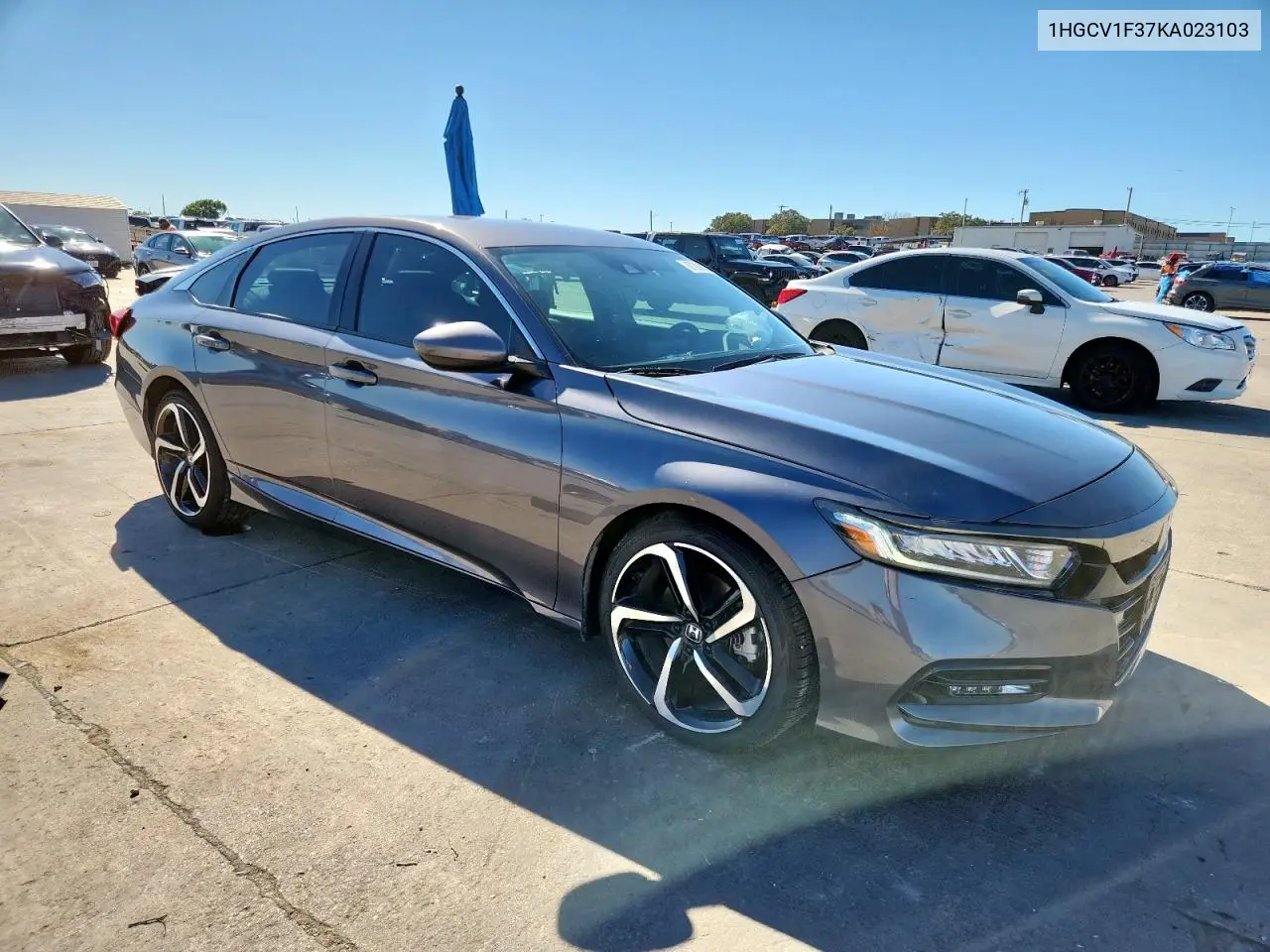 1HGCV1F37KA023103 2019 Honda Accord Sport