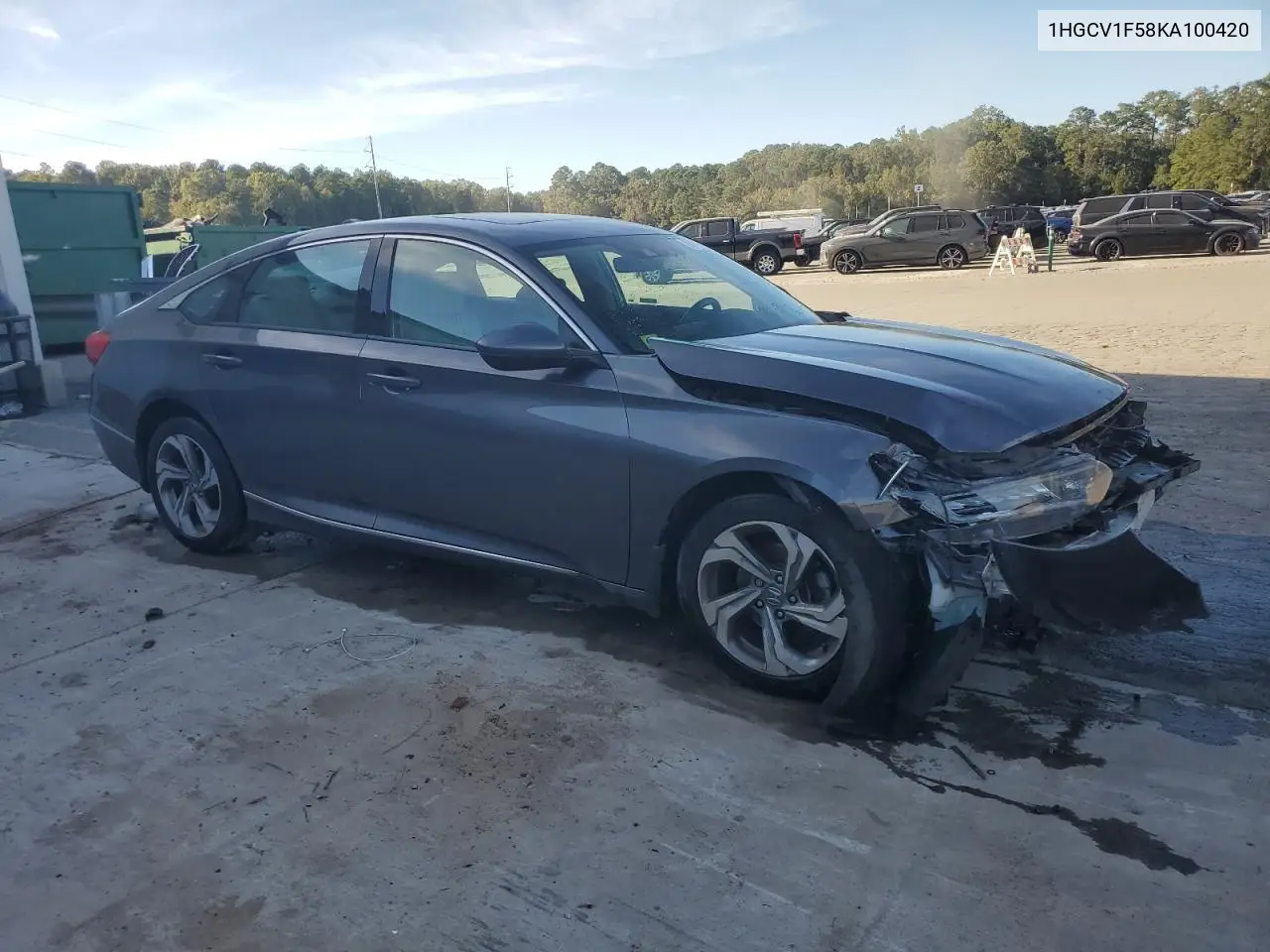 1HGCV1F58KA100420 2019 Honda Accord Exl