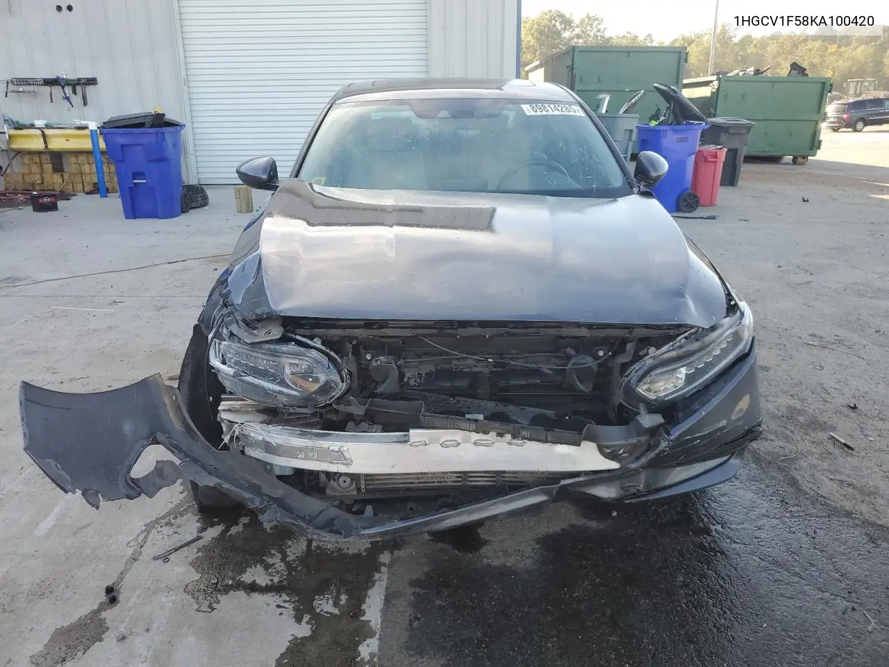 1HGCV1F58KA100420 2019 Honda Accord Exl