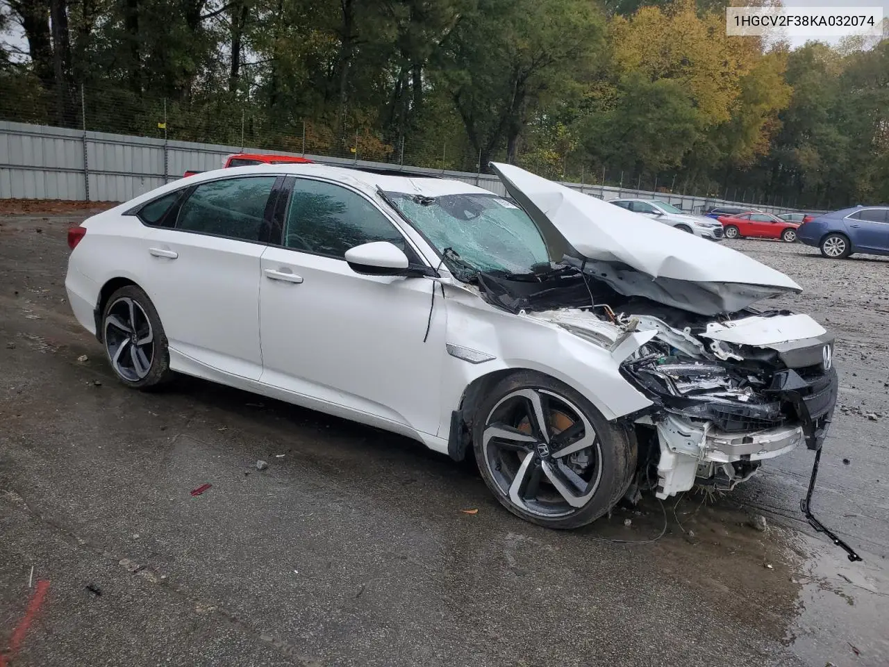 1HGCV2F38KA032074 2019 Honda Accord Sport