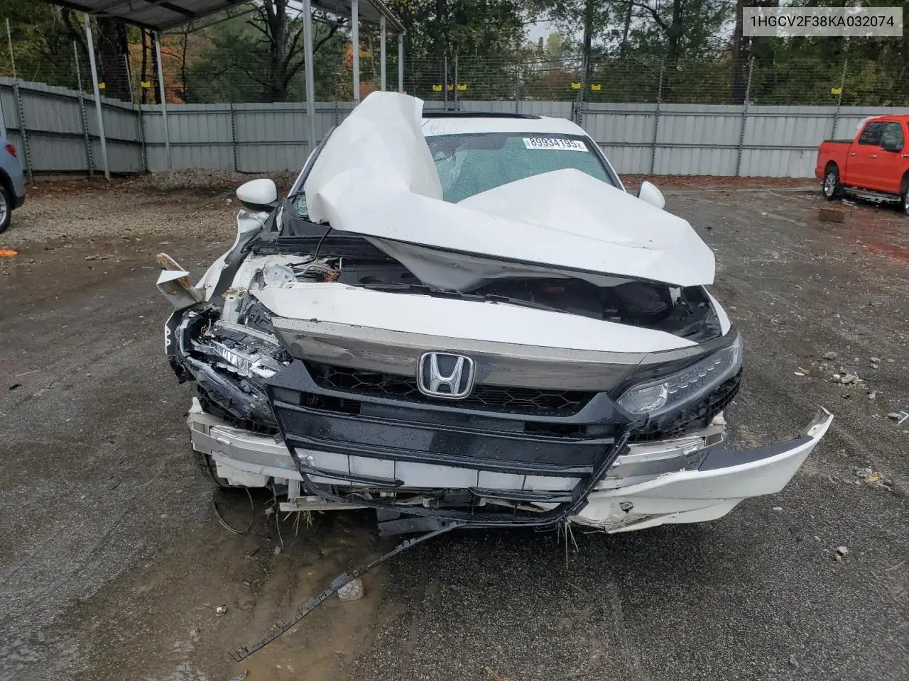 1HGCV2F38KA032074 2019 Honda Accord Sport