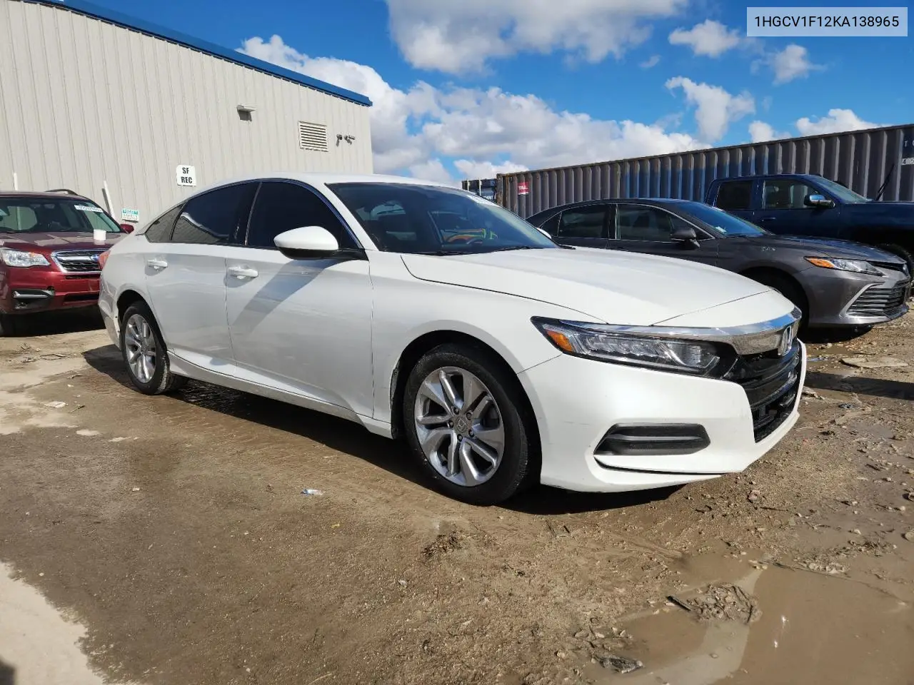 1HGCV1F12KA138965 2019 Honda Accord Lx
