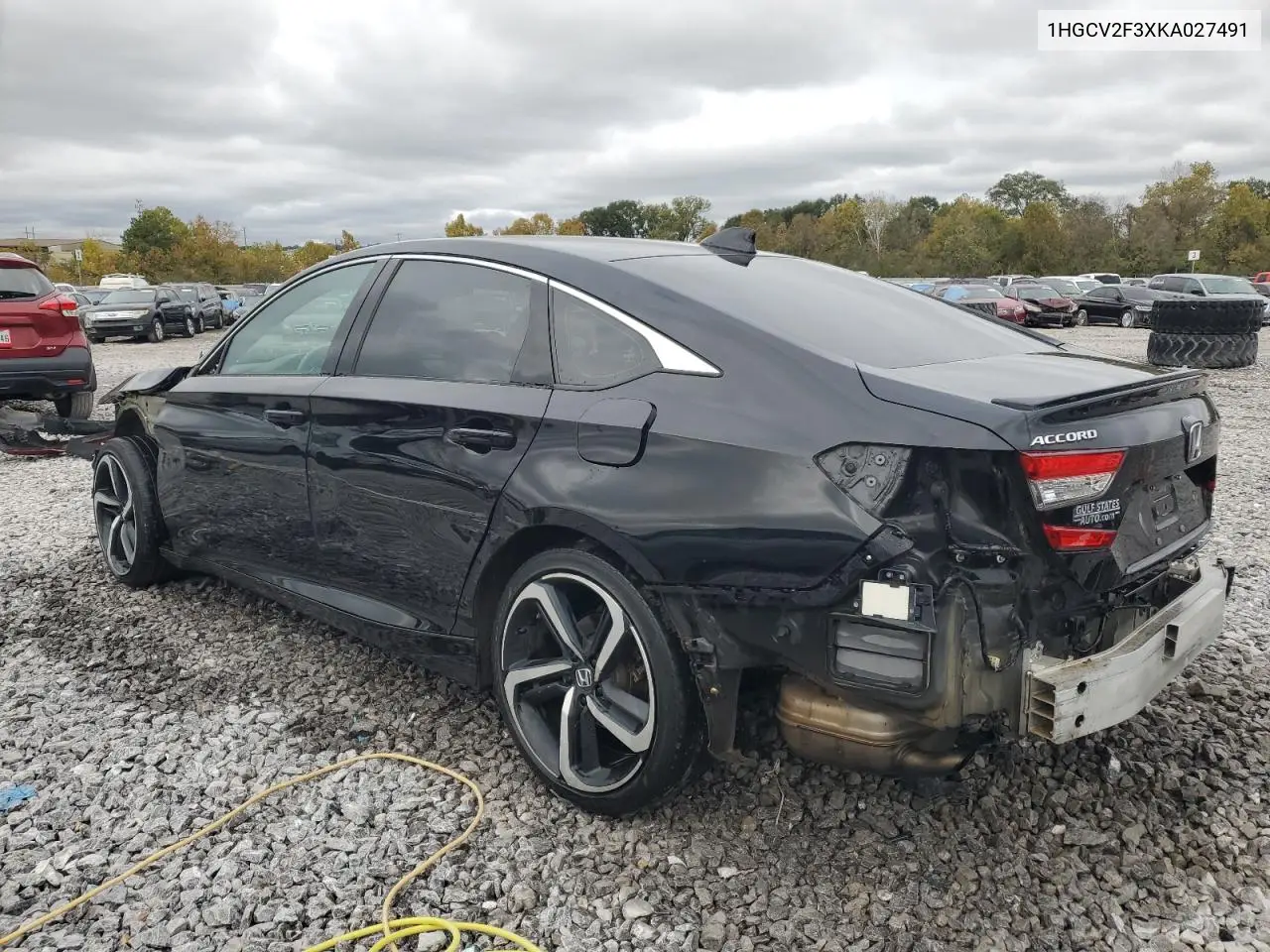 1HGCV2F3XKA027491 2019 Honda Accord Sport