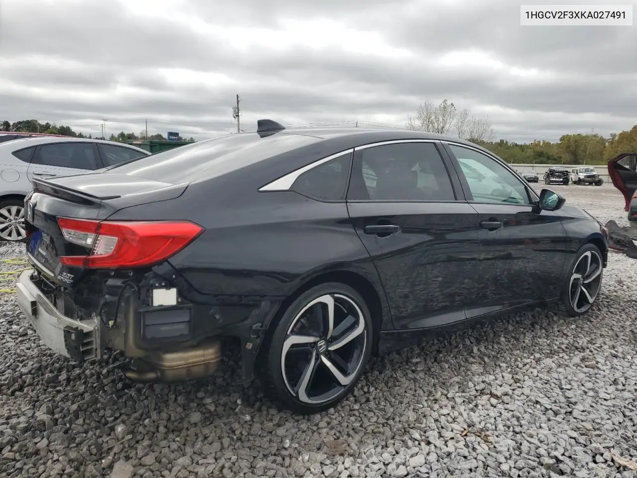1HGCV2F3XKA027491 2019 Honda Accord Sport