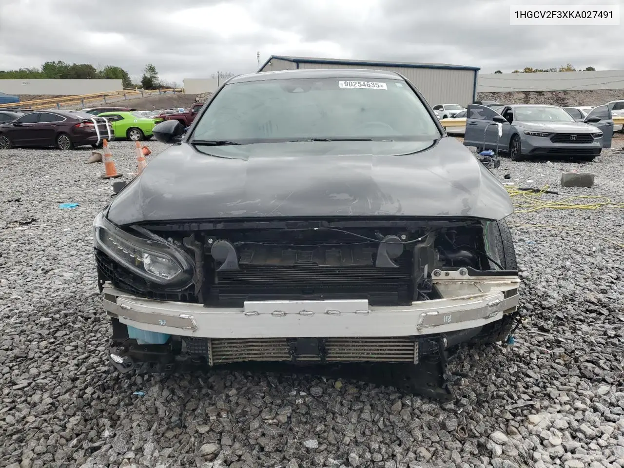 1HGCV2F3XKA027491 2019 Honda Accord Sport
