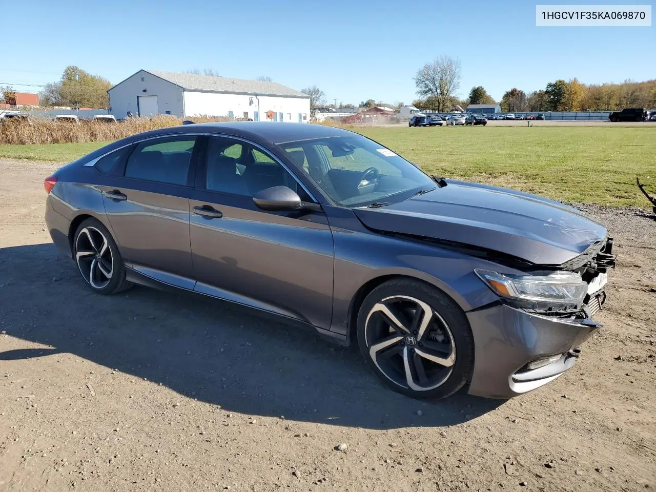 1HGCV1F35KA069870 2019 Honda Accord Sport