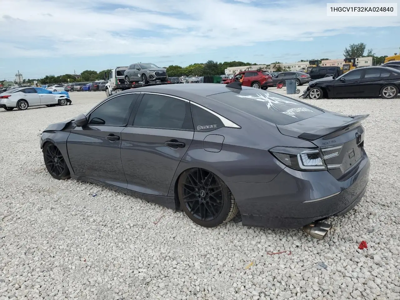 1HGCV1F32KA024840 2019 Honda Accord Sport