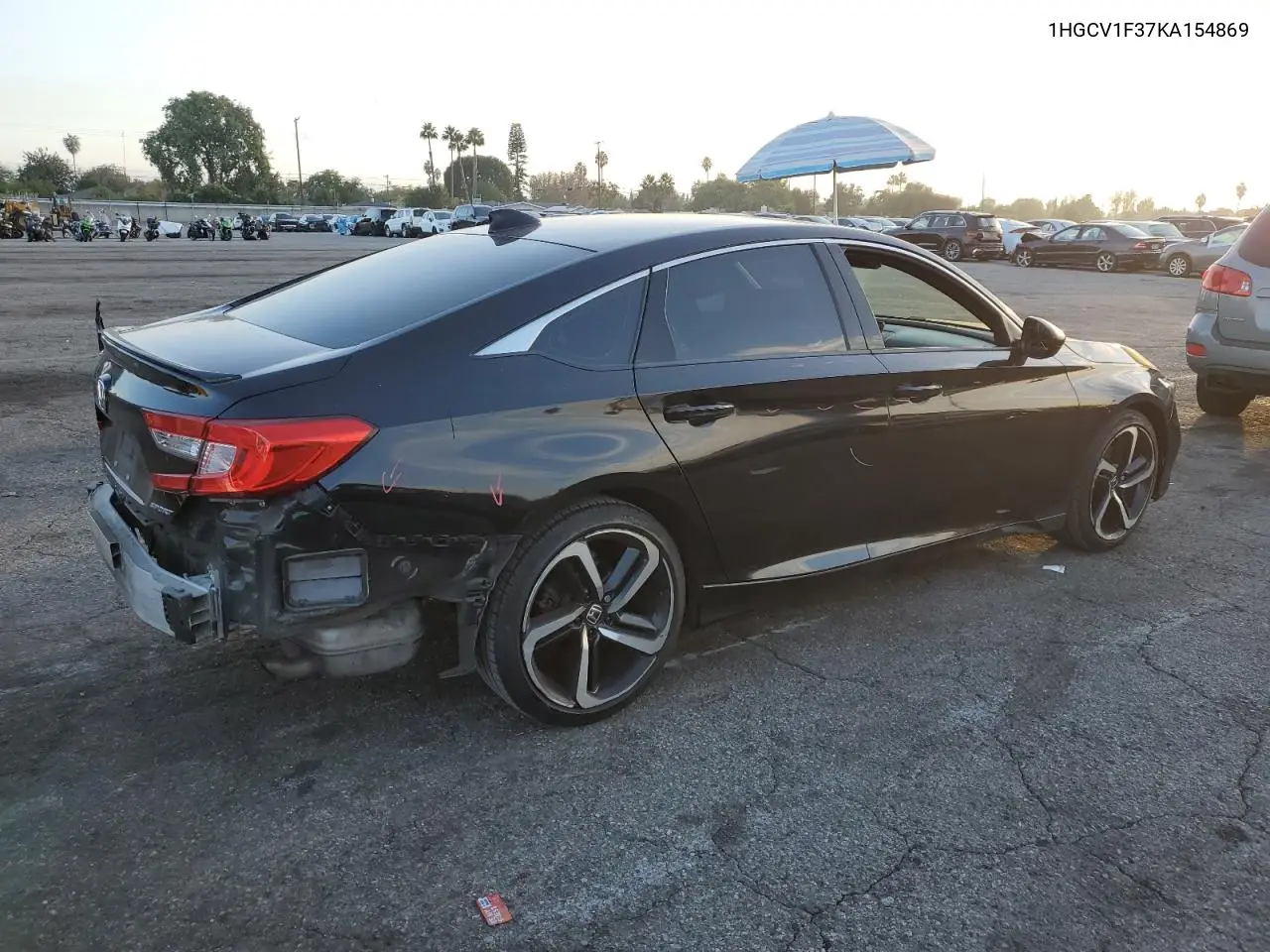 1HGCV1F37KA154869 2019 Honda Accord Sport