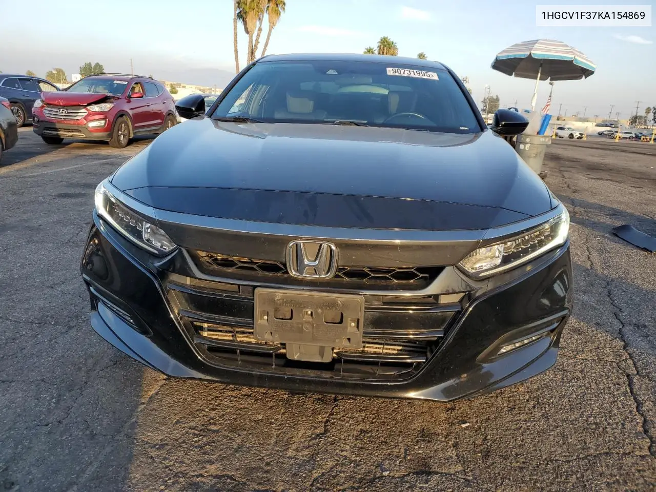 1HGCV1F37KA154869 2019 Honda Accord Sport