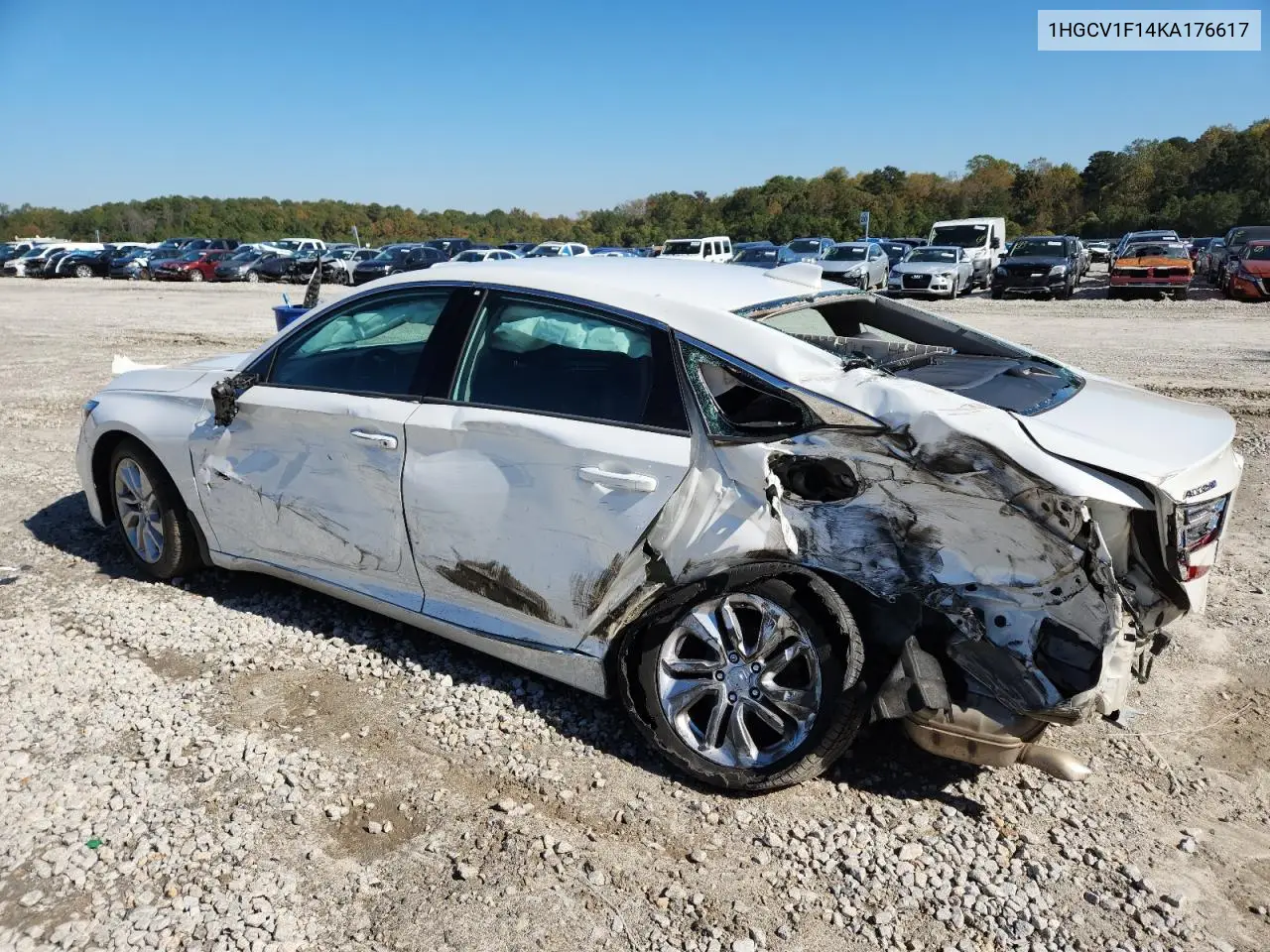 1HGCV1F14KA176617 2019 Honda Accord Lx