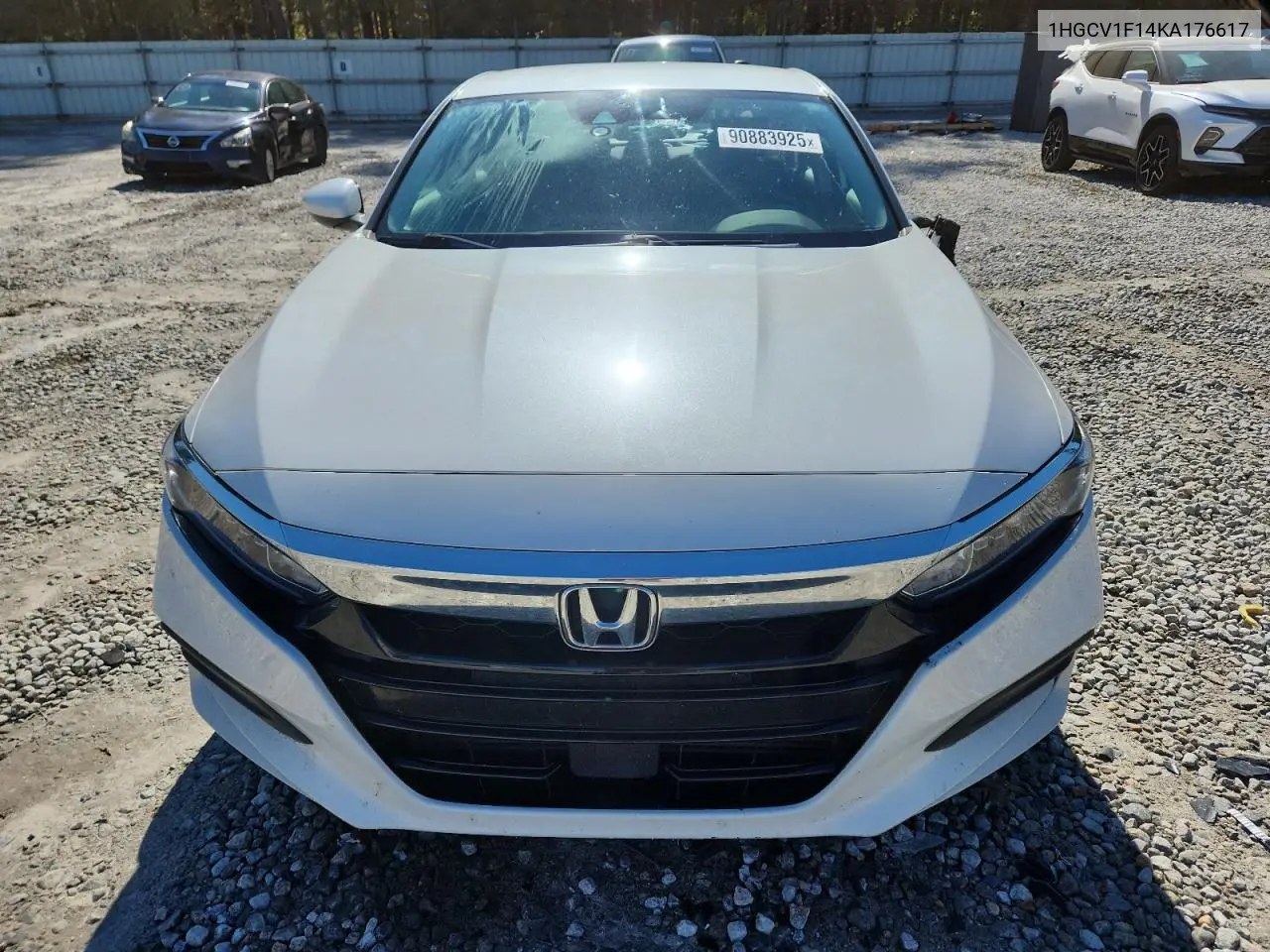 1HGCV1F14KA176617 2019 Honda Accord Lx