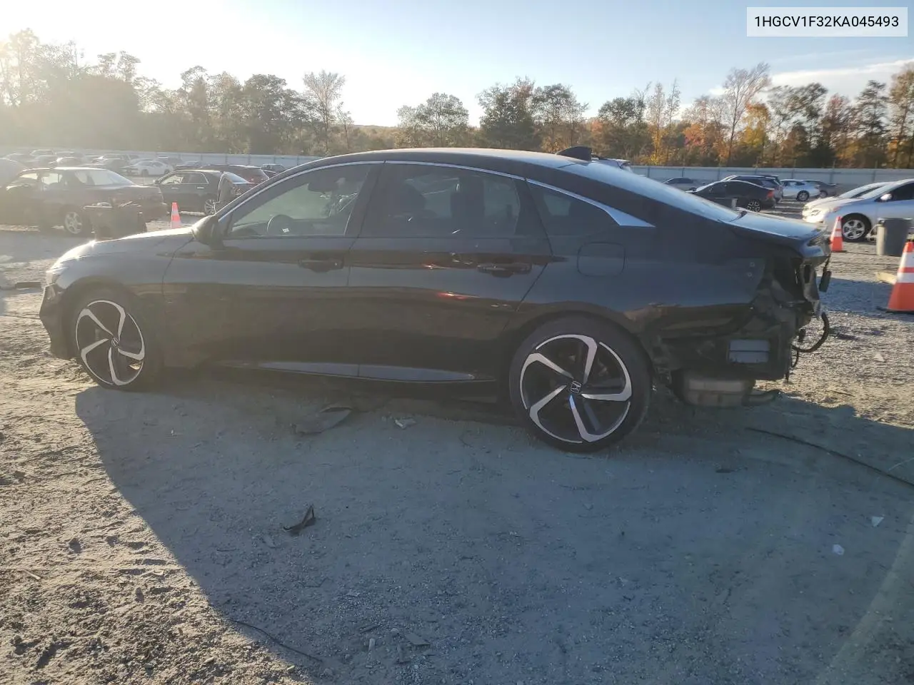 1HGCV1F32KA045493 2019 Honda Accord Sport