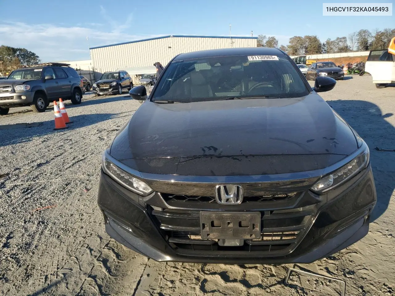 1HGCV1F32KA045493 2019 Honda Accord Sport