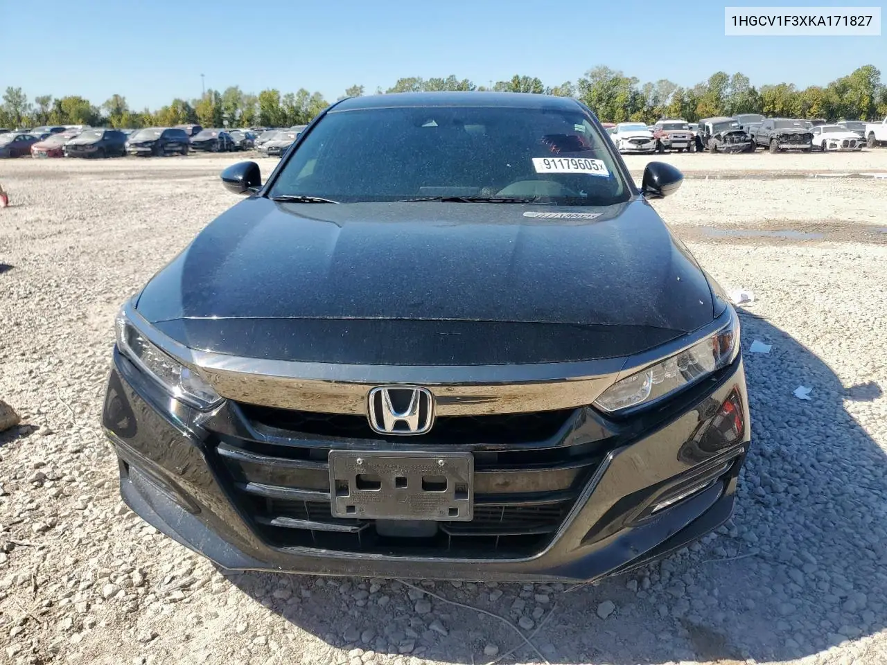 1HGCV1F3XKA171827 2019 Honda Accord Sport