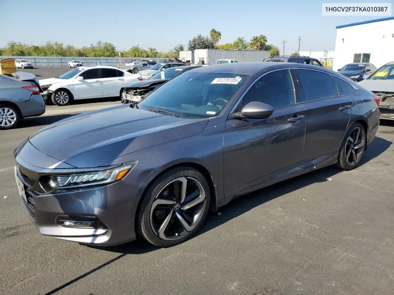 1HGCV2F37KA010387 2019 Honda Accord Sport