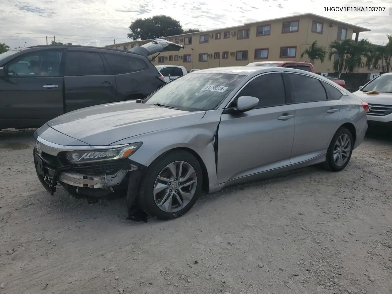 1HGCV1F13KA103707 2019 Honda Accord Lx