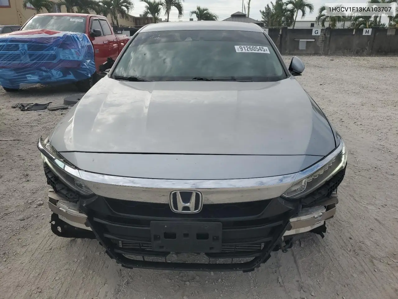 1HGCV1F13KA103707 2019 Honda Accord Lx