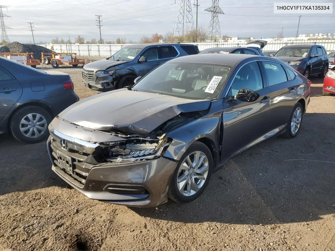 1HGCV1F17KA135334 2019 Honda Accord Lx