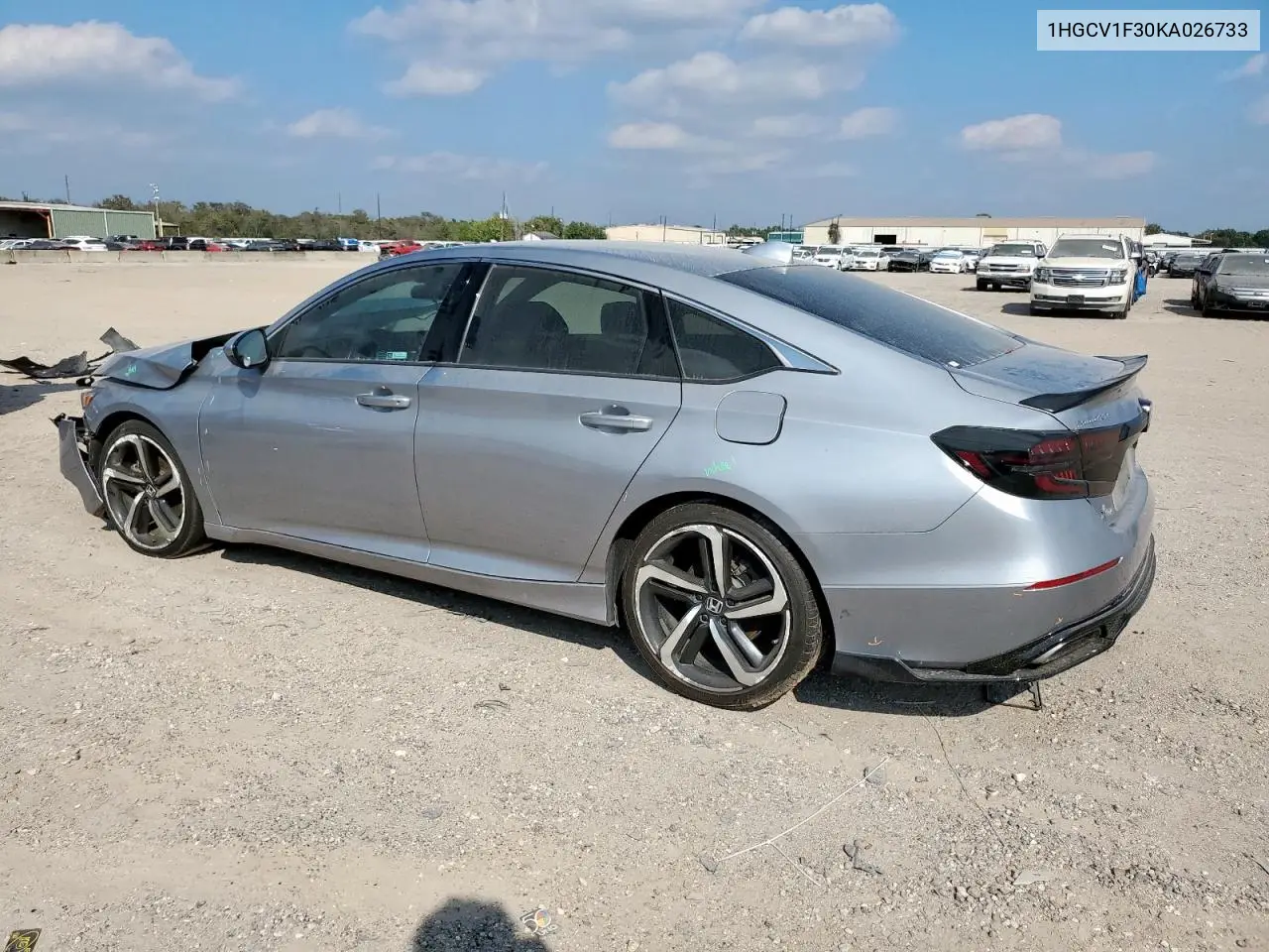 1HGCV1F30KA026733 2019 Honda Accord Sport