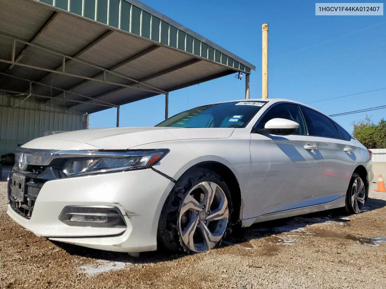 1HGCV1F44KA012407 2019 Honda Accord Ex