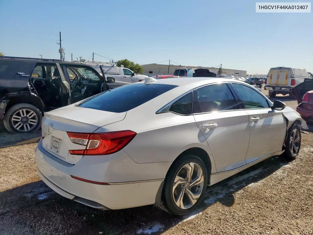 1HGCV1F44KA012407 2019 Honda Accord Ex