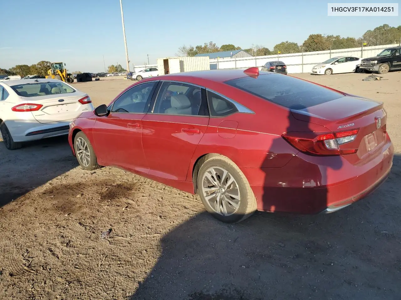 1HGCV3F17KA014251 2019 Honda Accord Hybrid