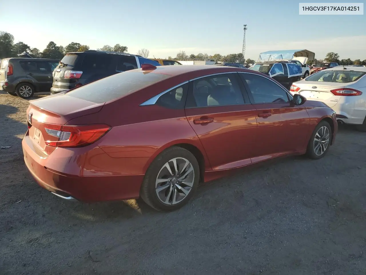 1HGCV3F17KA014251 2019 Honda Accord Hybrid