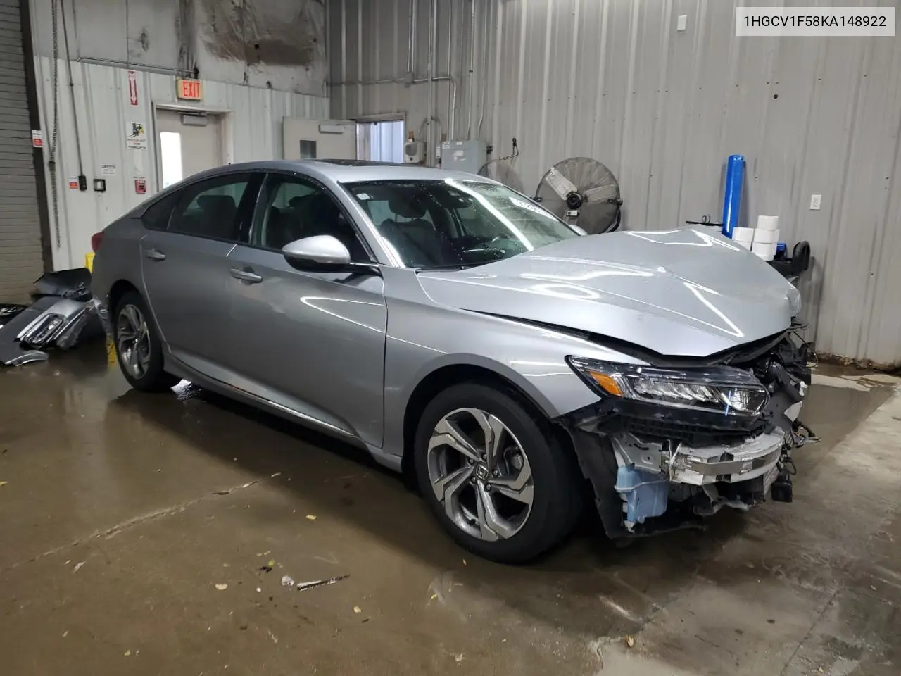 1HGCV1F58KA148922 2019 Honda Accord Exl