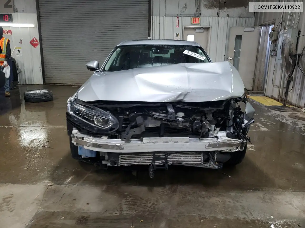 1HGCV1F58KA148922 2019 Honda Accord Exl