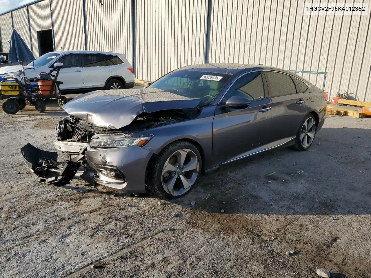 1HGCV2F96KA012362 2019 Honda Accord Touring