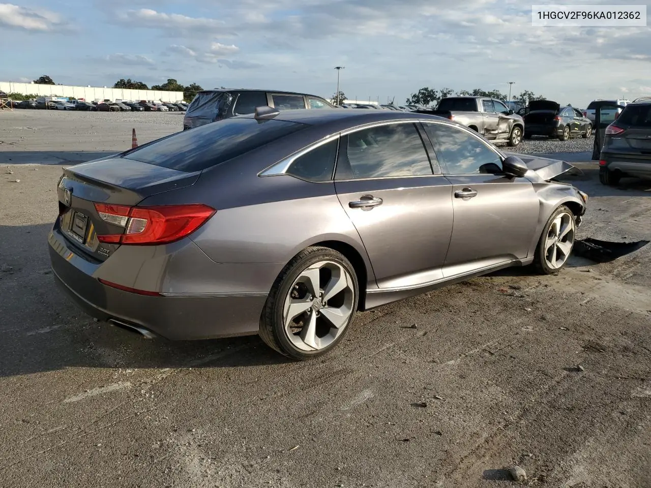 1HGCV2F96KA012362 2019 Honda Accord Touring