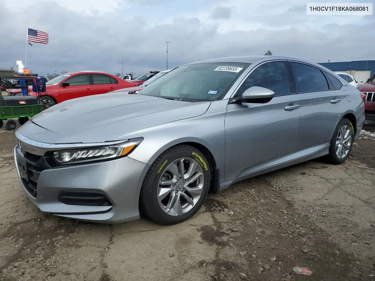 1HGCV1F18KA068081 2019 Honda Accord Lx