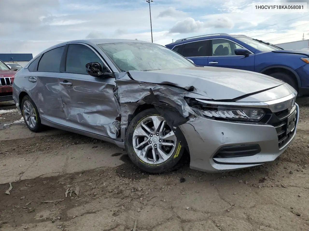 1HGCV1F18KA068081 2019 Honda Accord Lx