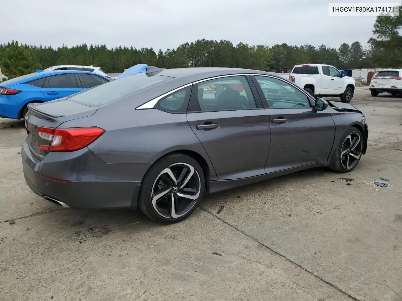 1HGCV1F30KA174171 2019 Honda Accord Sport