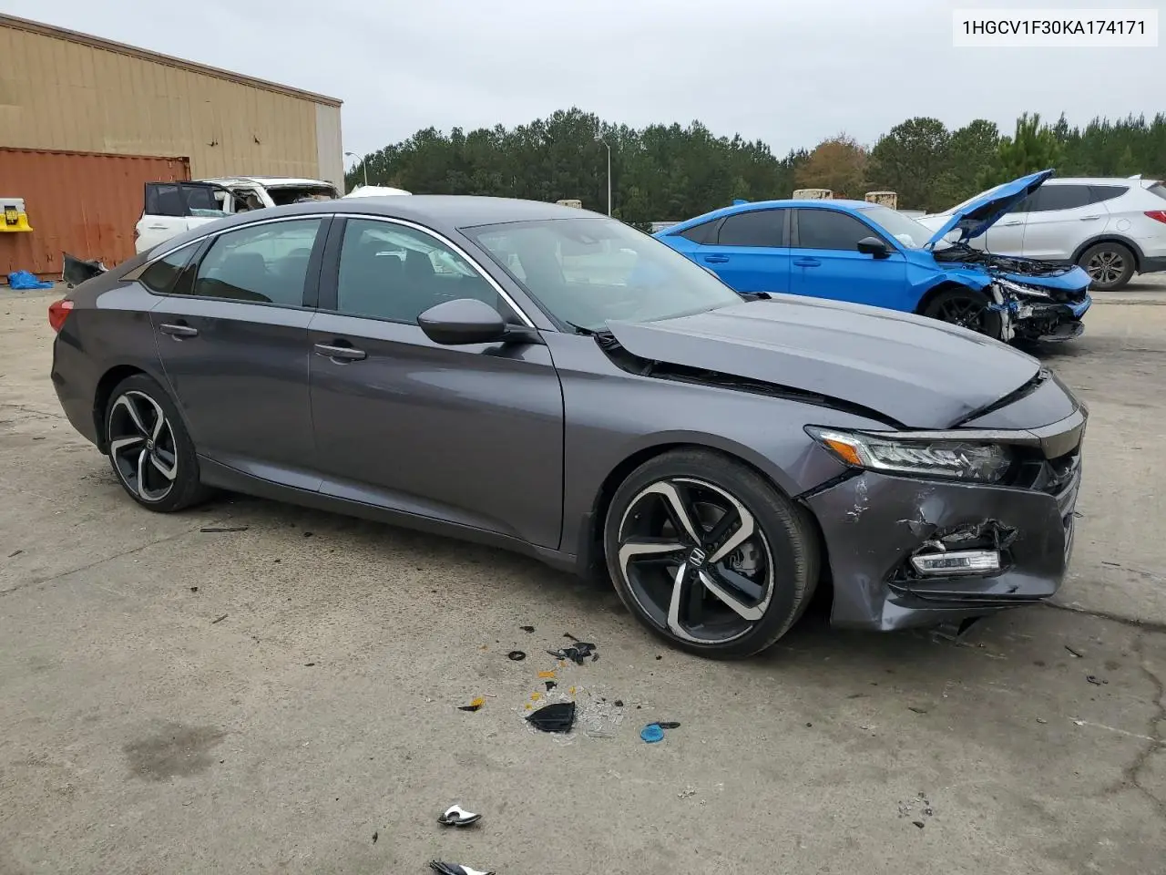 1HGCV1F30KA174171 2019 Honda Accord Sport