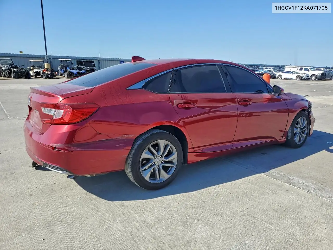 1HGCV1F12KA071705 2019 Honda Accord Lx